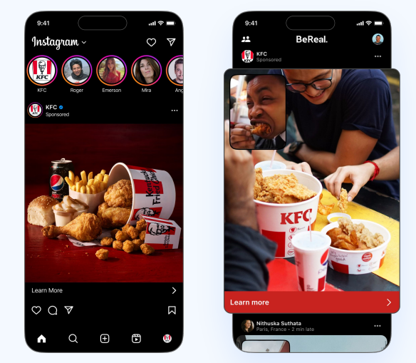 BeReal広告_KFCの配信事例