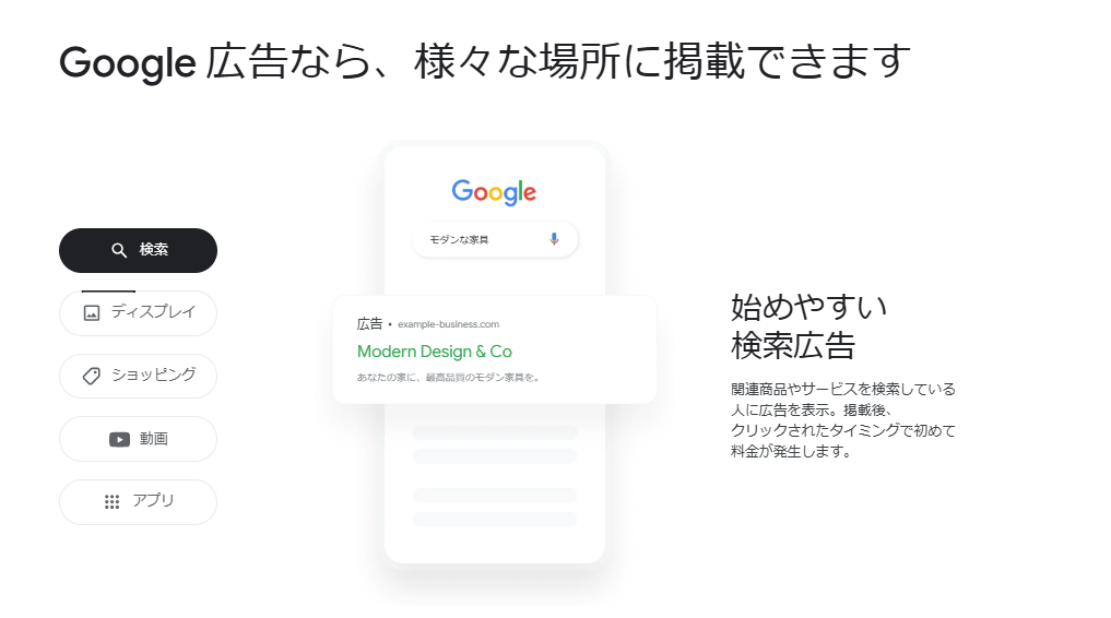 Google広告_広告の種類